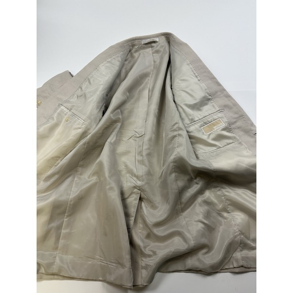 Michael Kors Mens Classic fit Sport Coat Blazer 36‎ R Beige Tan - Picture 8 of 9